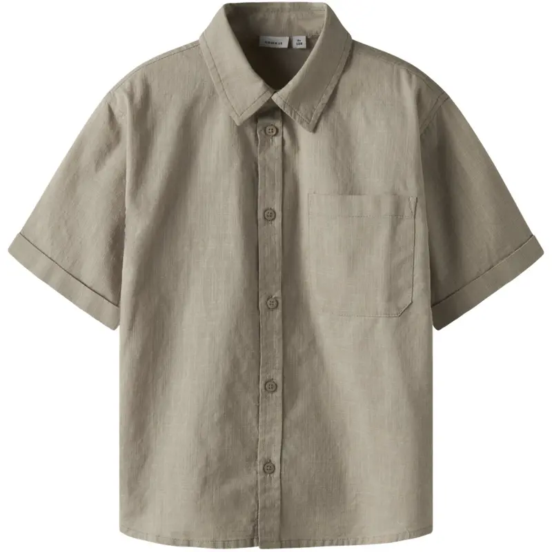 Name It Aluminium Nkmfilip Ss Nreg Shirt Pb 1