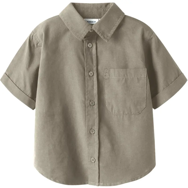 Name It Aluminium Nmmfilip Ss Nreg Shirt Pb 1