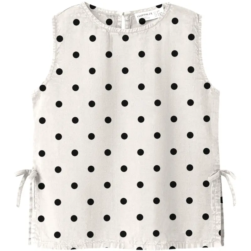 Name It Antique White Dot Nkfdot Twi Top 1559-Td 1
