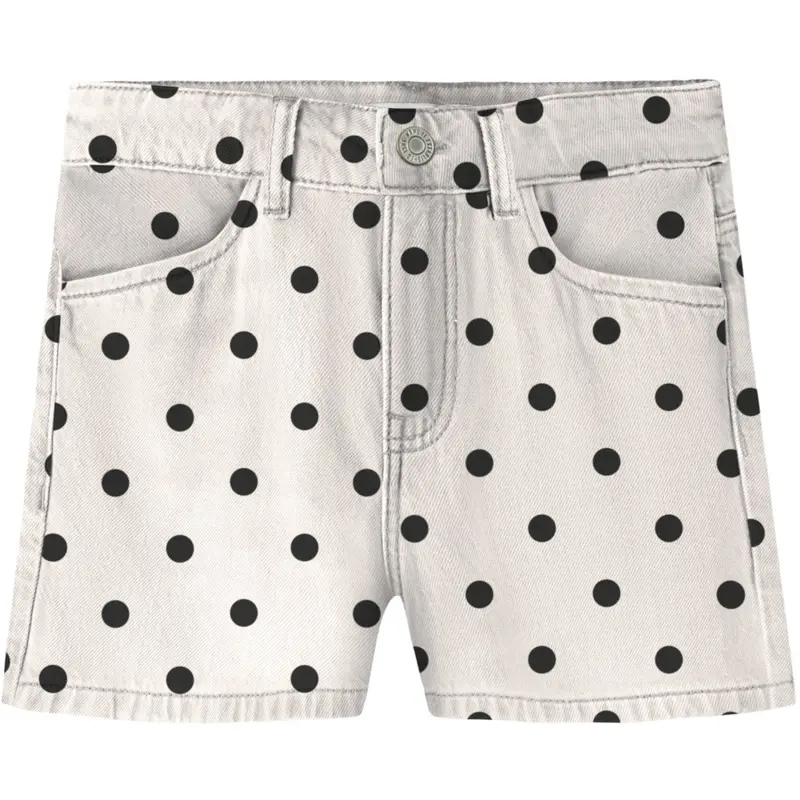 Name It Antique White Dot Nkfrose Twi Shorts 1559-Td 1