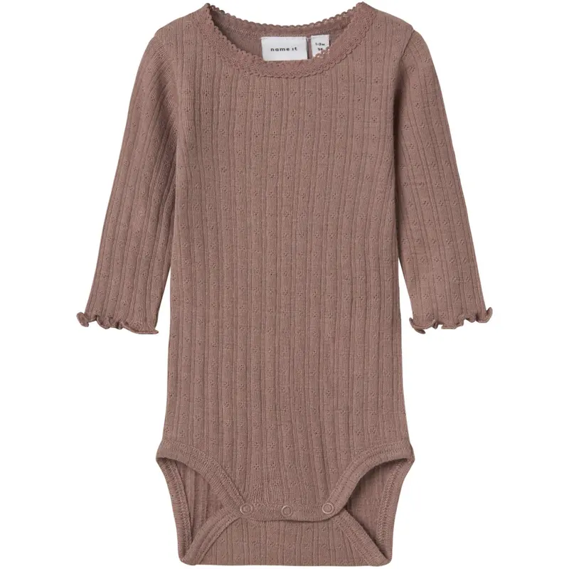 Name It Antler Nbfwossa Wo/Si Rib Ls Body 1