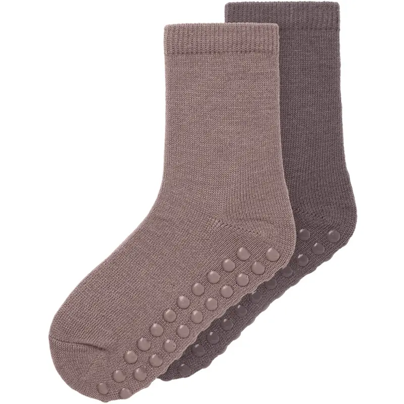 Name It Antler Nmfwak Wo/Bl 2P Socks W/Non Skid 1