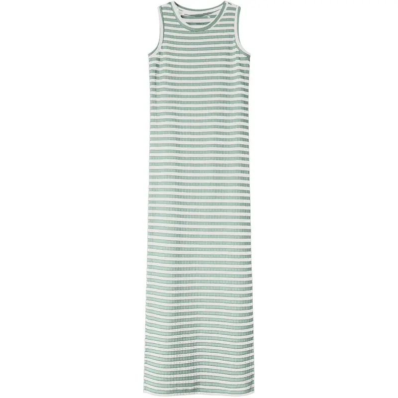 Name It Aqua Foam W. Cloud Dancer Nkfsuraja Xsl Sl Maxi Dress Noos 1