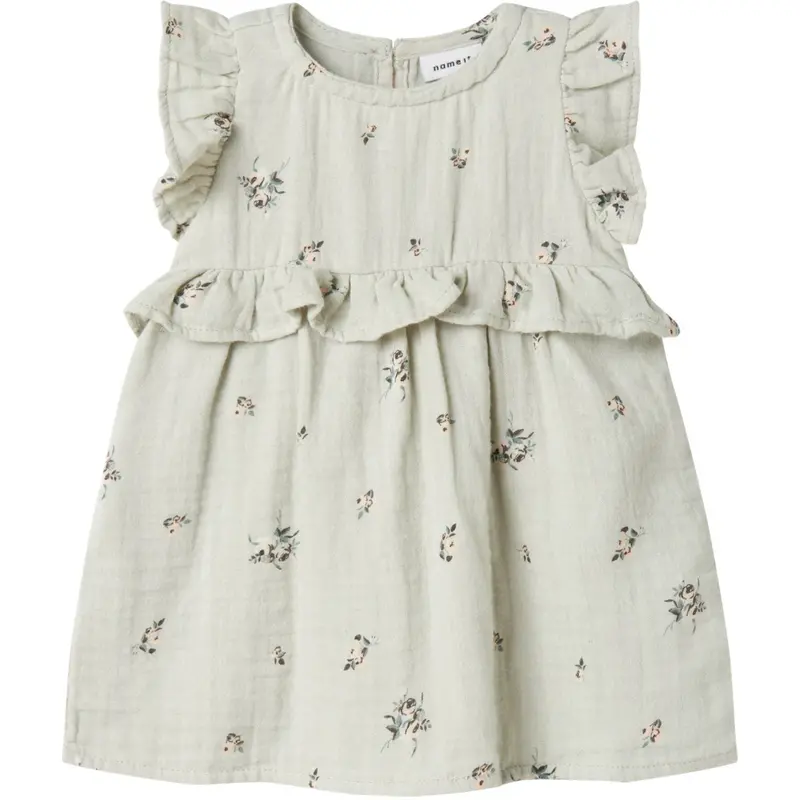 Name It Aqua Gray Hikka Capsl Dress 1