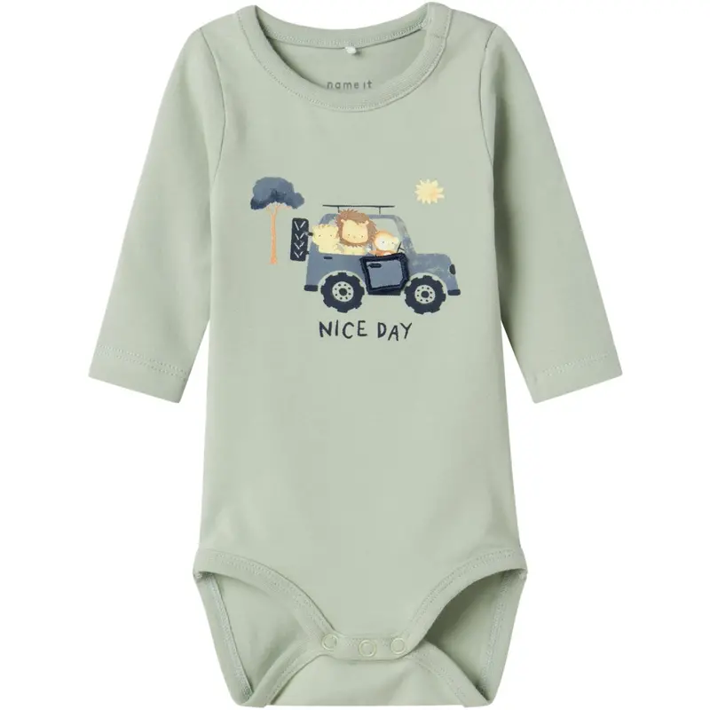 Name It Aqua Gray Hollow Body 1