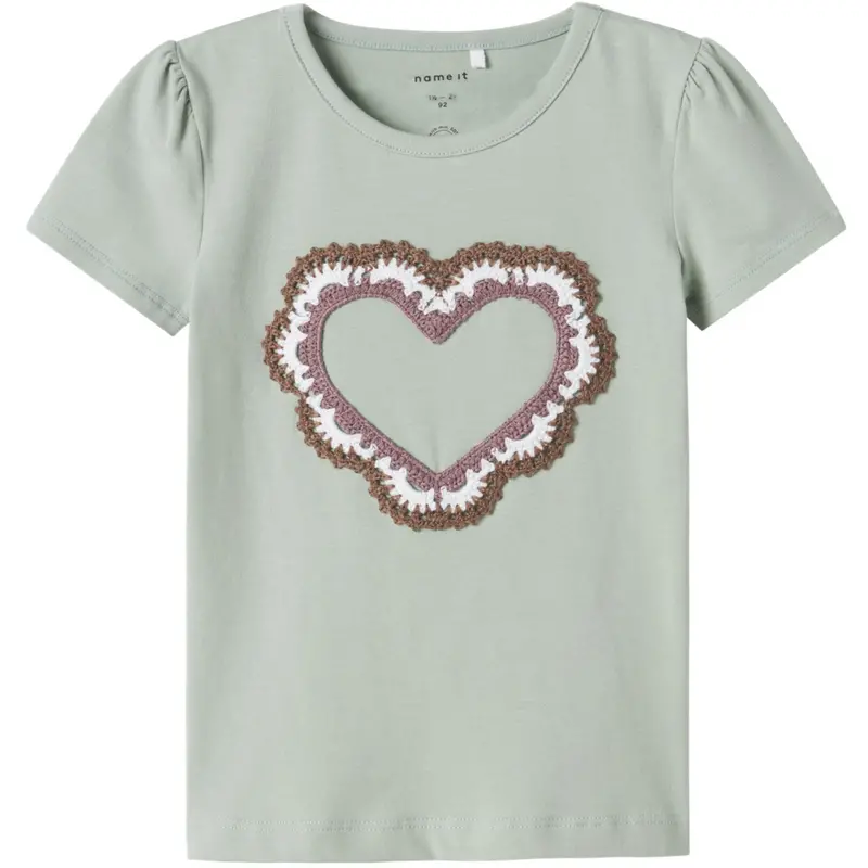 Name It Aqua Gray Jamaria T-Shirt 1