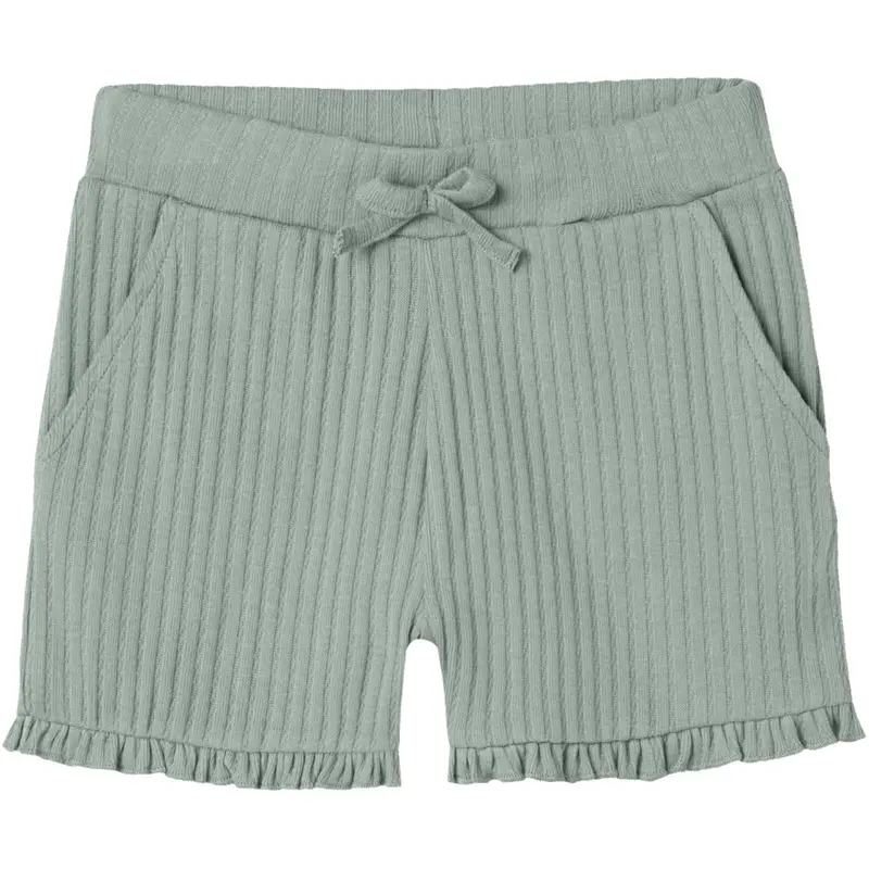 Name It Aqua Gray Jessia Shorts 1