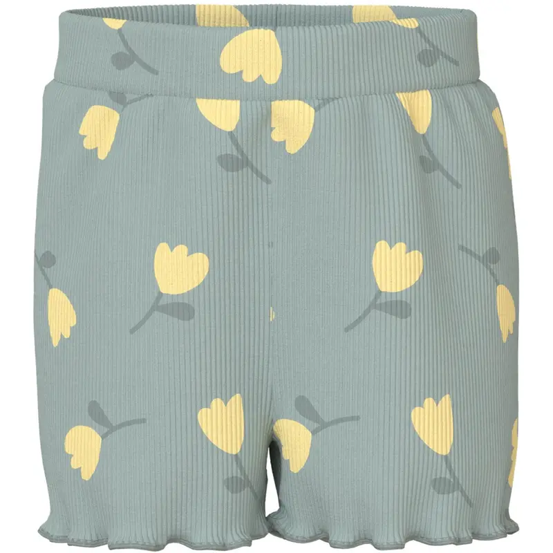 Name It Aqua Gray Lemon Vemma Aop Shorts 1
