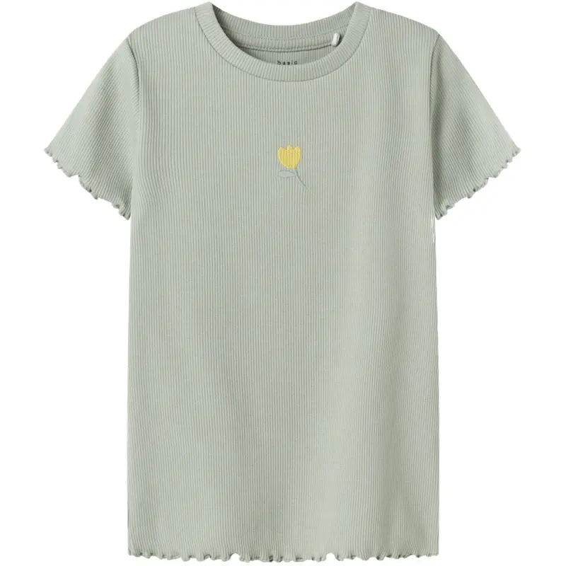 Name It Aqua Gray Lemon Vivemma Slim T-Shirt 1