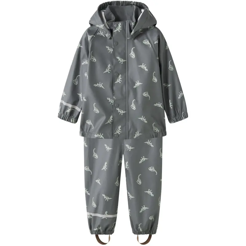 Name It Balsam Green Dino Nmmdry10 Rain Set Aop Fo 1