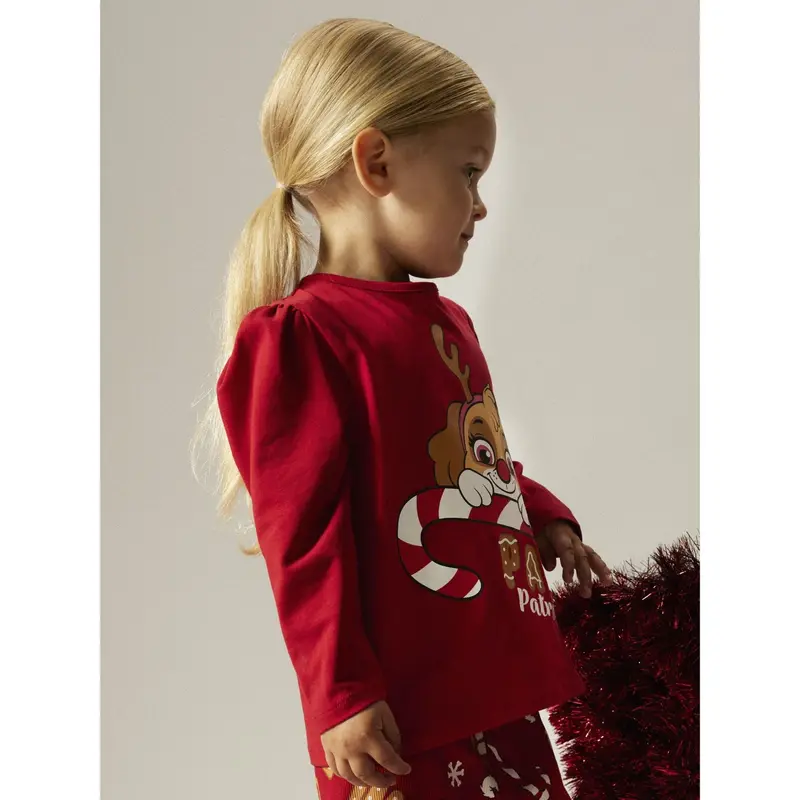 Name It Barbados Cherry Nmfsarba Paw Ls Nightset Cplg 2