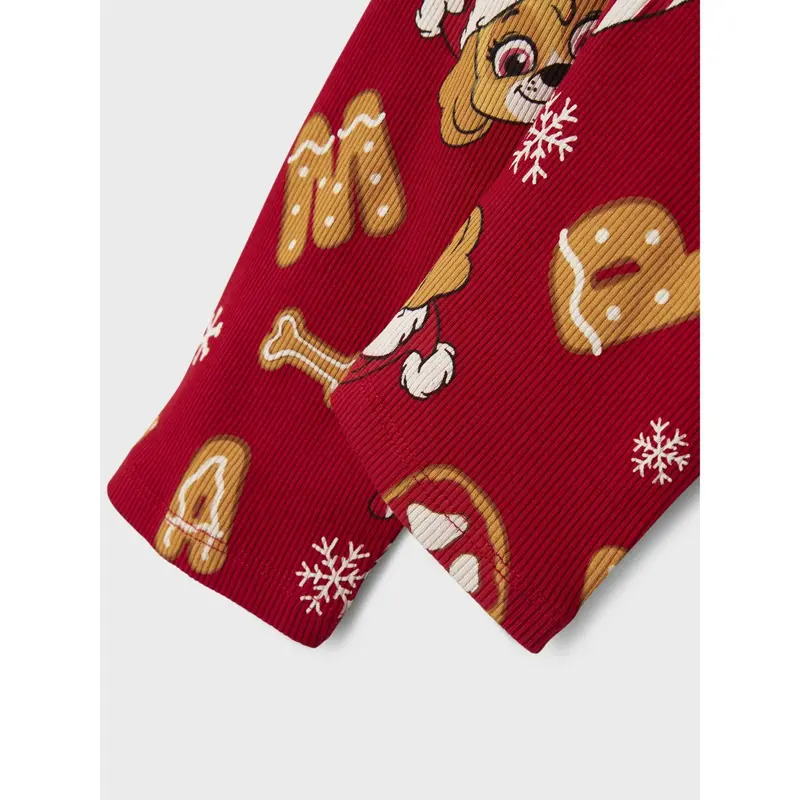 Name It Barbados Cherry Nmfsarba Paw Ls Nightset Cplg 4
