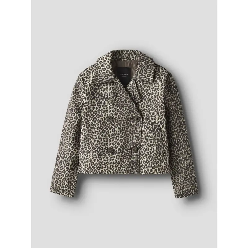 Name It Birch Nkfmadelin Trench Coat Short Aop 4