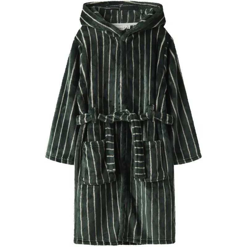 Name It Bistro Green Nkmracer Morning Robe 1