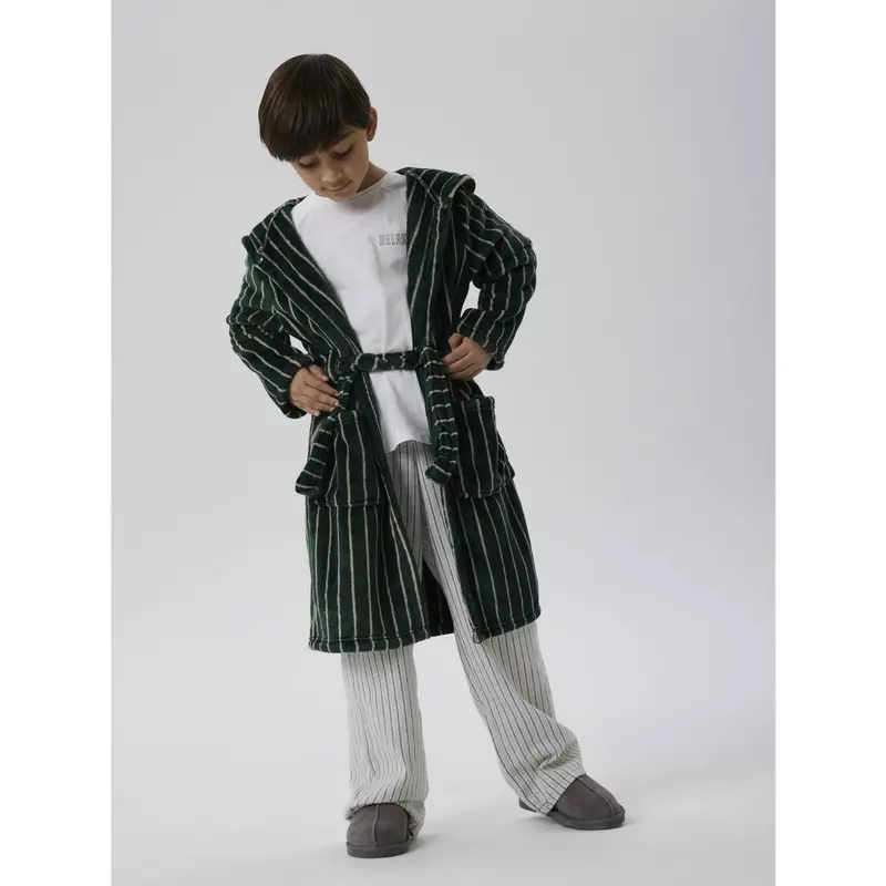 Name It Bistro Green Nkmracer Morning Robe 2
