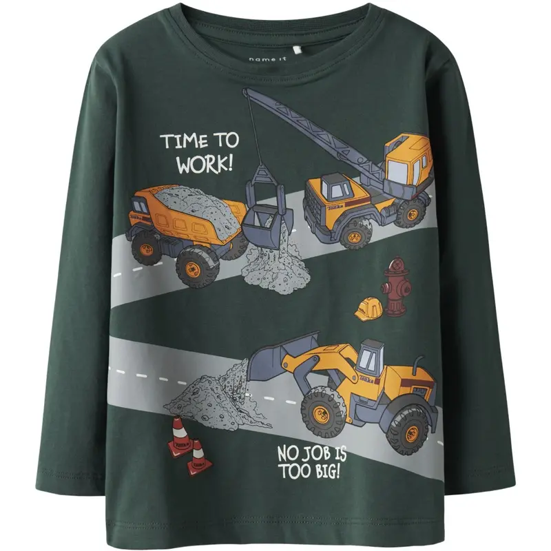 Name It Bistro Green Nmmofek Tonka Ls Nreg Top Cplg 1