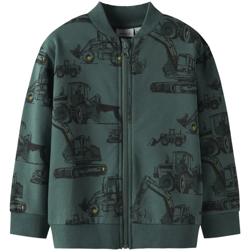 Name It Bistro Green Nmmstorm Ls Nreg Sweat Card Bru Box 1