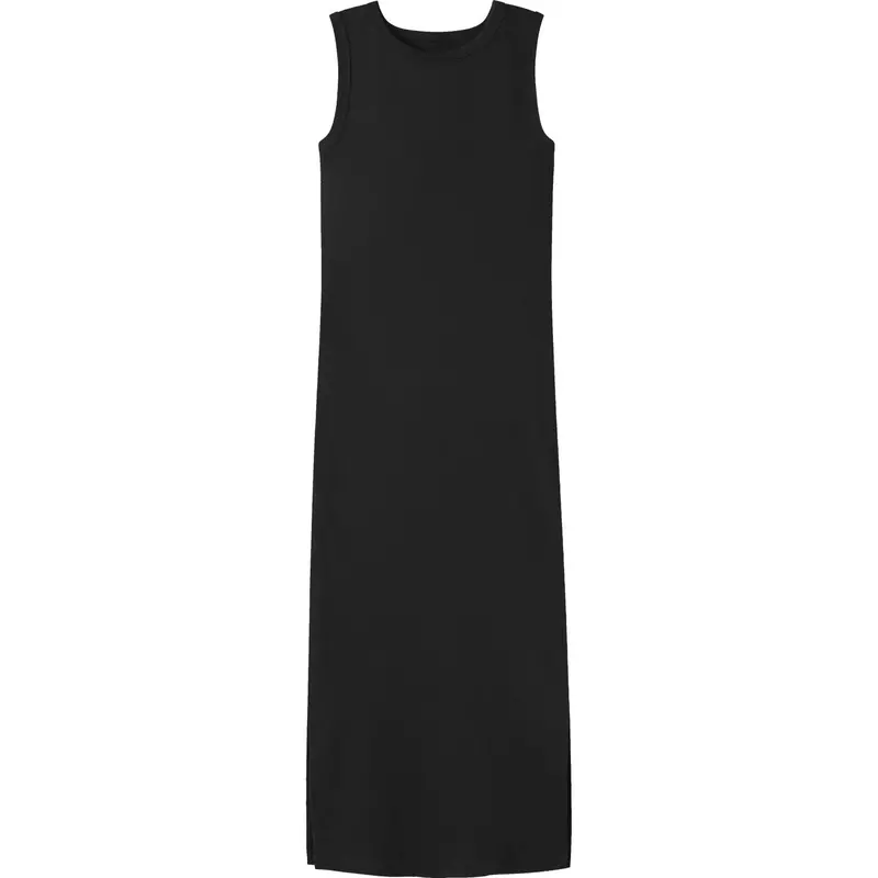 Name It Black Nkfnakal Sl Slim Maxi Dress Noos 1
