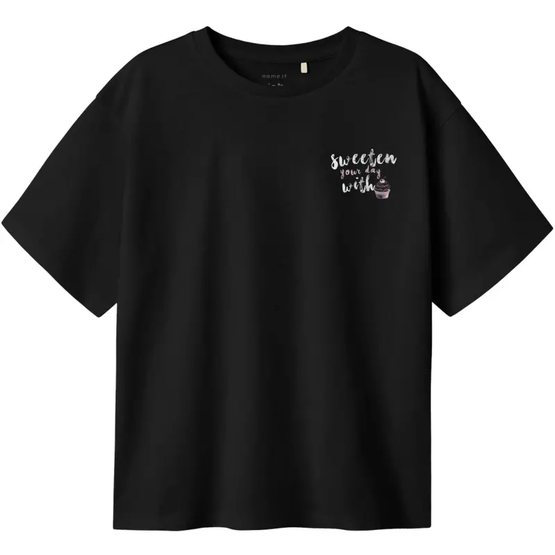 Name It Black Nkfneata Ss Nreg Top 1