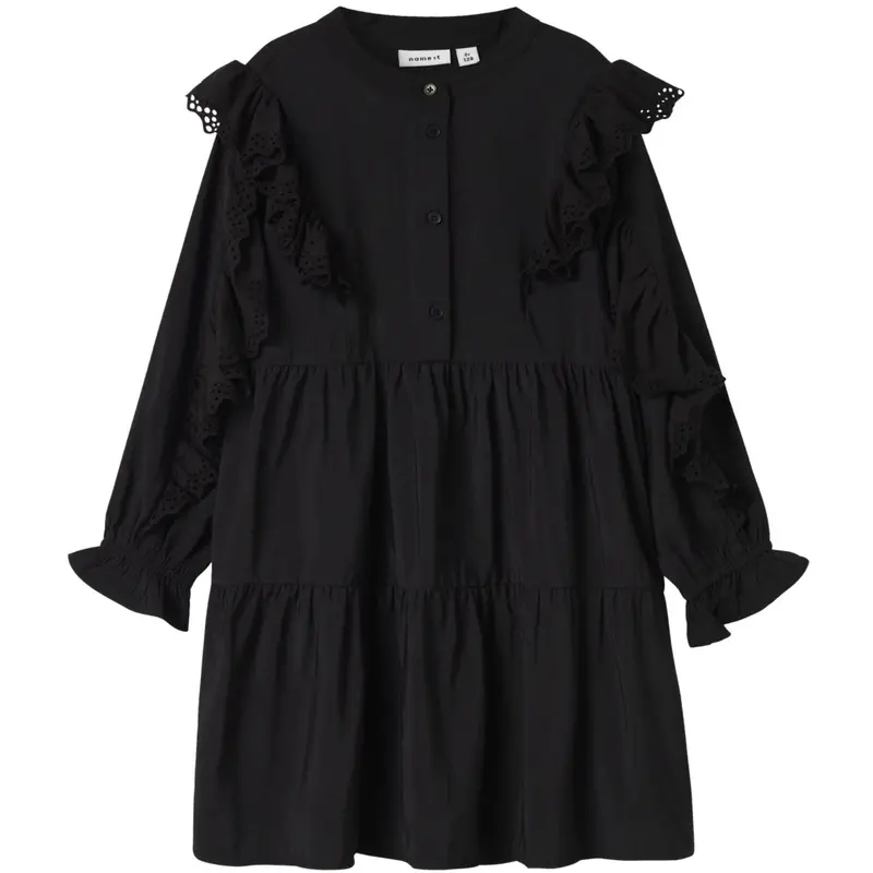 Name It Black Nkfnoparia Ls Dress 1