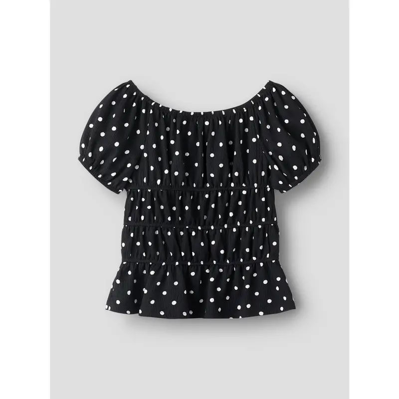 Name It Black Nkfrachel Ss Top 4