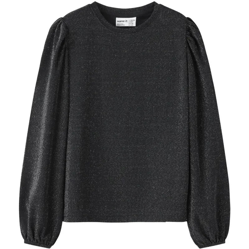Name It Black Nkfroisin Ls Top 1