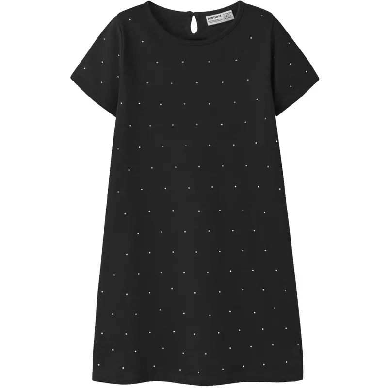 Name It Black Nkfronja Ss Sweat Dress Bru 1