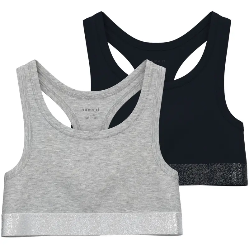 Name It Black Nkfshort Top 2P Noos 1