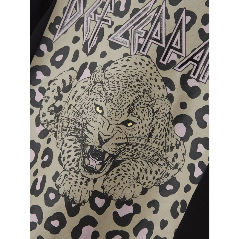 Name It Black Nkfsuri Defleppard Ss Nreg Top Box Unv 4