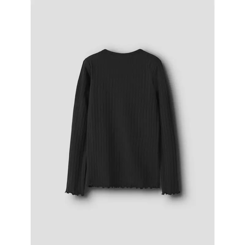 Name It Black Nkfvibse Ls Slim Top 2