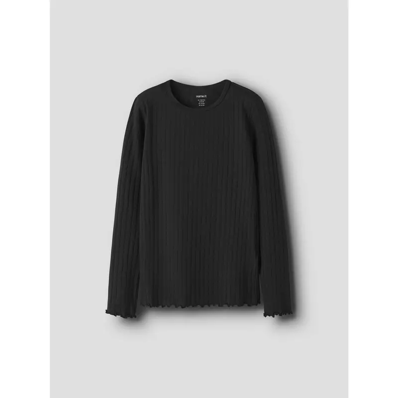 Name It Black Nkfvibse Ls Slim Top 3