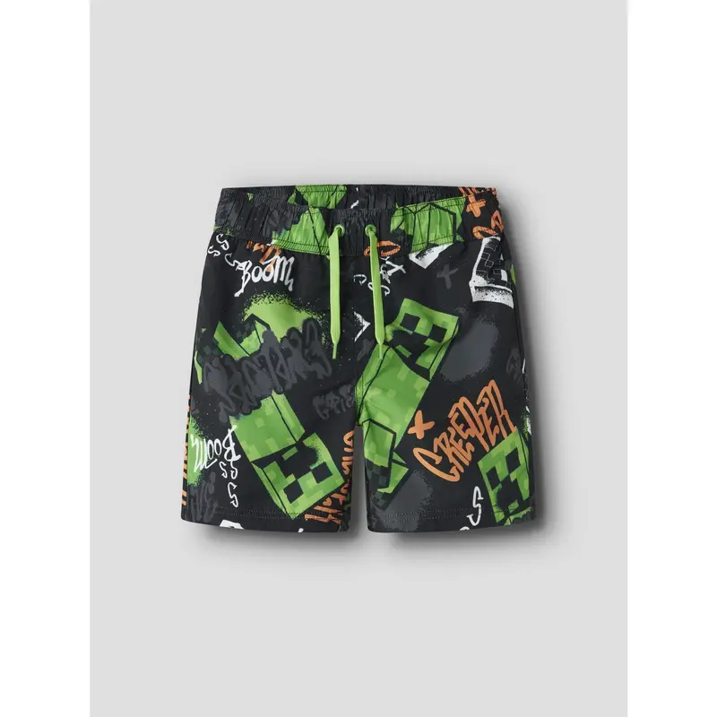 Name It Black Nkmmic Minecraft Swimshorts Bfu 3
