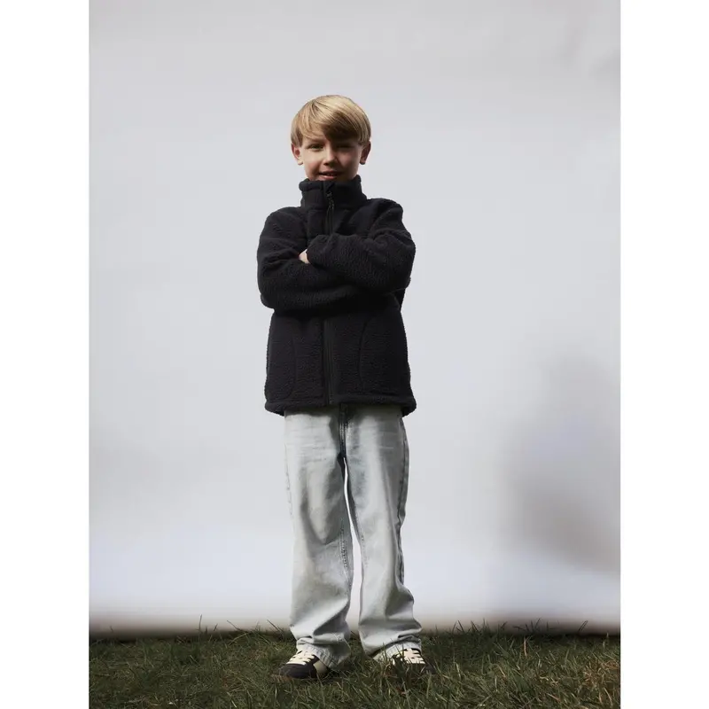 Name It Black Nkmmiller Sherpa Jacket 2