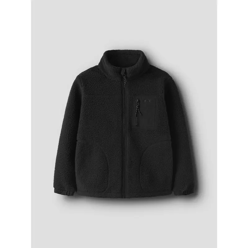 Name It Black Nkmmiller Sherpa Jacket 5