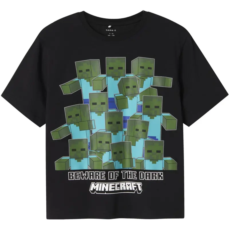 Name It Black Nkmsumba Minecraft Ss Nreg Top Box Bfu 1