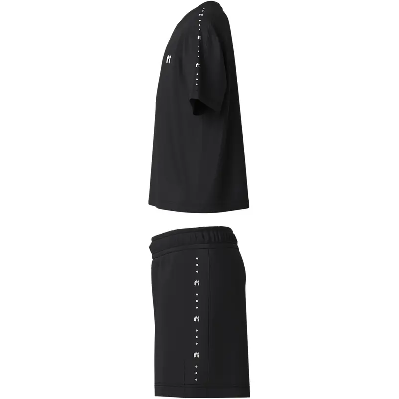 Name It Black Nkndemu Ss Nreg Shorts Set 2