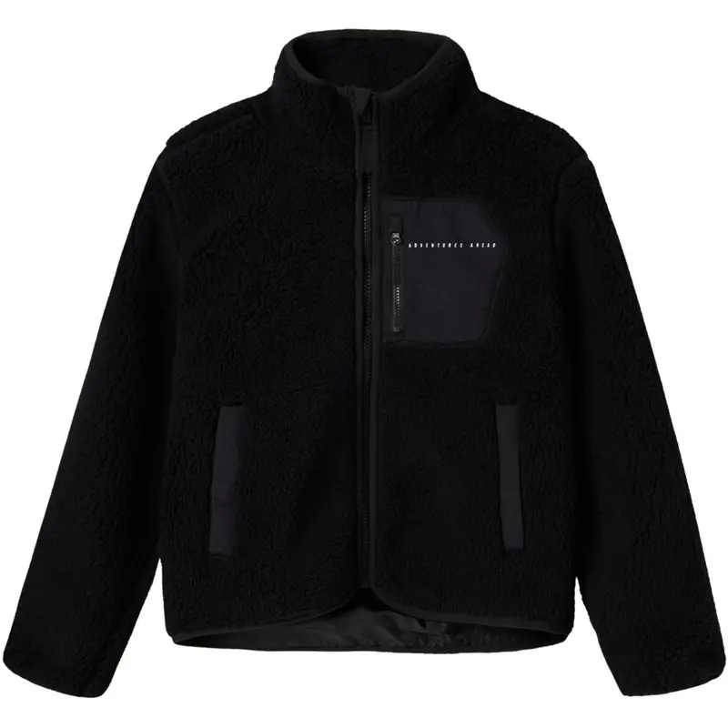 Name It Black Nknmattia Sherpa Jacket Pb 1