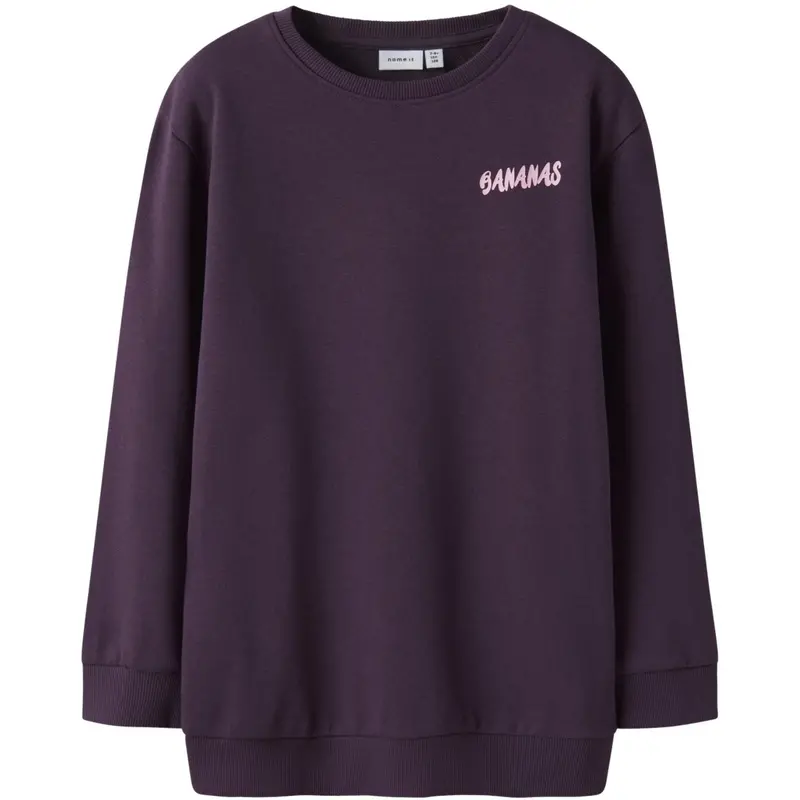 Name It Blackberry Wine Nkfbellis Ls Nreg Sweat Unb Box Pb 1