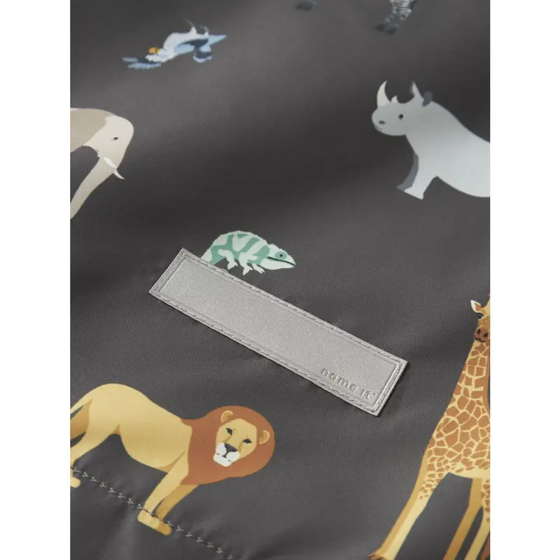 Name It Blackened Pearl 5 Safari Nmmmax Jacket Li Aop Noos 3