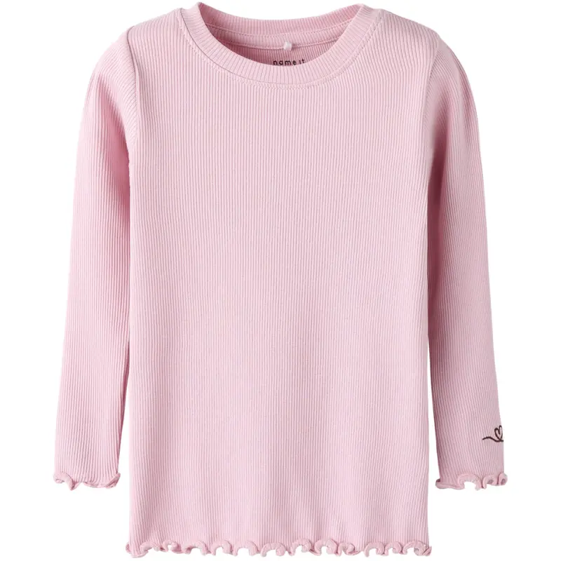 Name It Bleached Mauve Nmfkayla Ls Slim Top 1