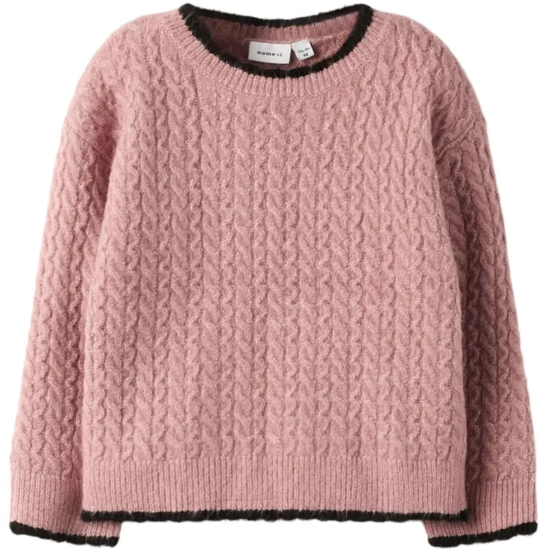 Name It Bleached Mauve Nmfkirsten Ls Knit 1