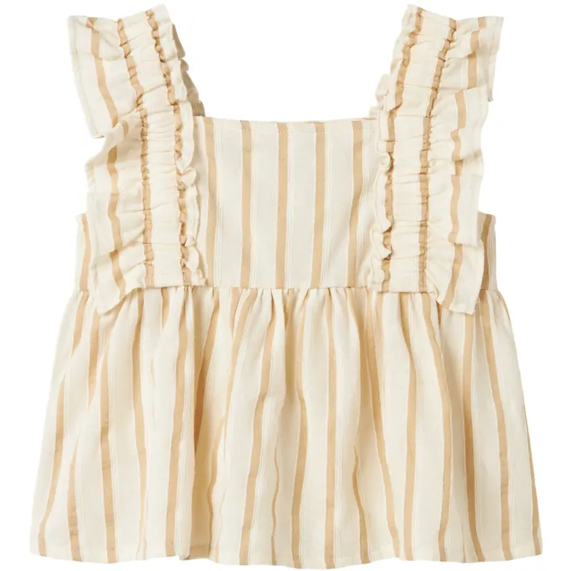 Name It Bleached Sand Cloud Dancer Herdon Cap Top 1