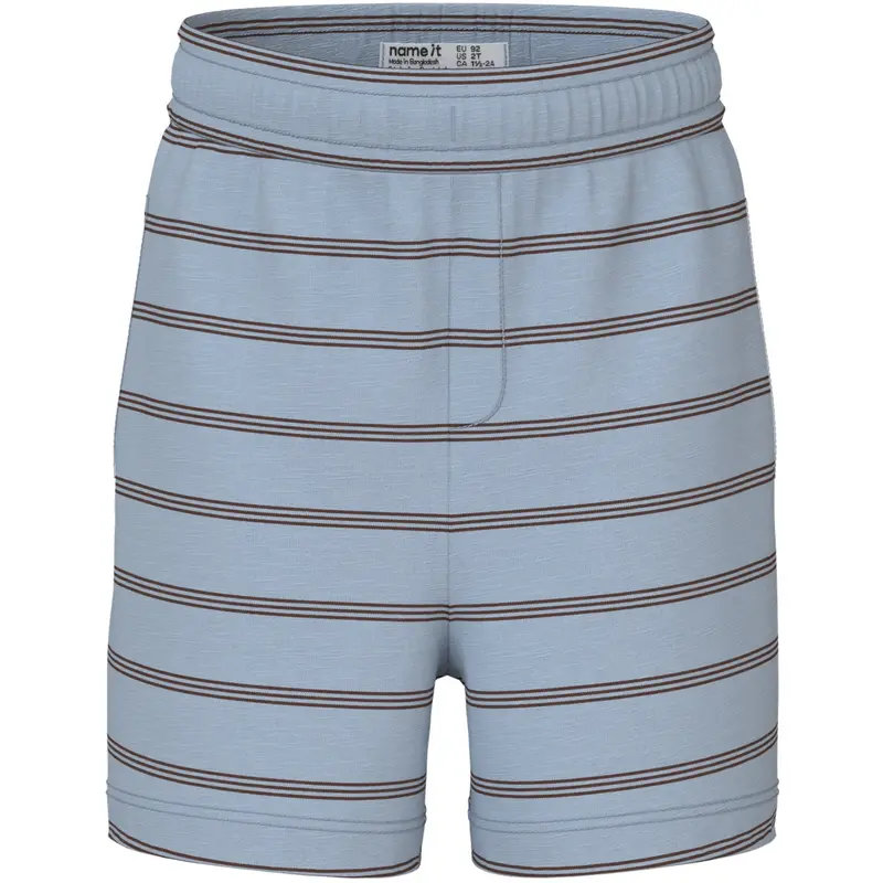 Name It Blue Fog Chestnut Nmmvoby Shorts 1