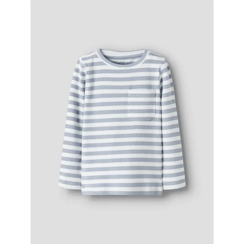 Name It Blue Fog Cloud Dancer Nmmdekab Slim Ls Top 3