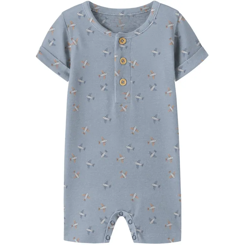Name It Blue Fog Nbmhop Ss Sunsuit 1