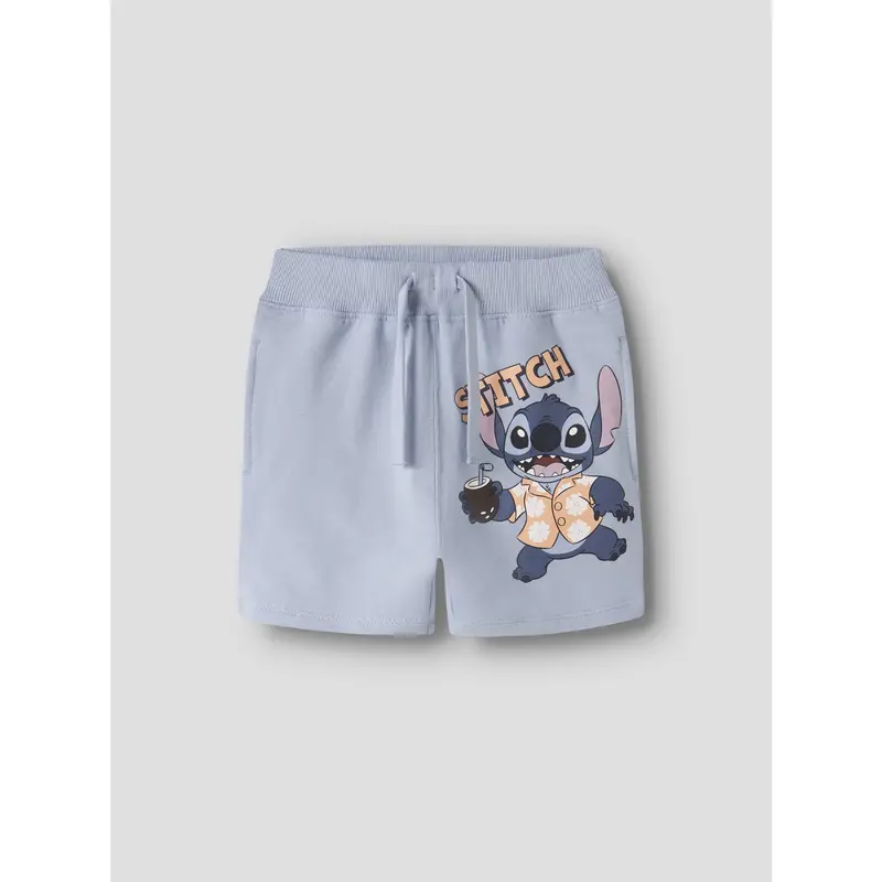 Name It Blue Fog Nmmal Stitch Nreg Long Sw Shorts Unb Wdi 5