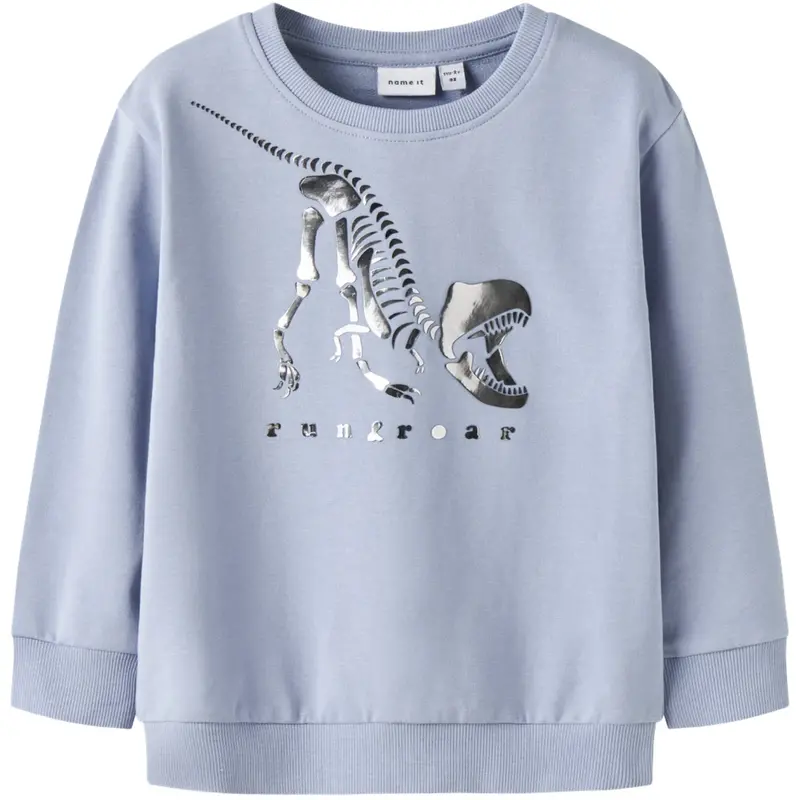 Name It Blue Fog Nmmfinn Ls Nreg Sweat Unb Box 1
