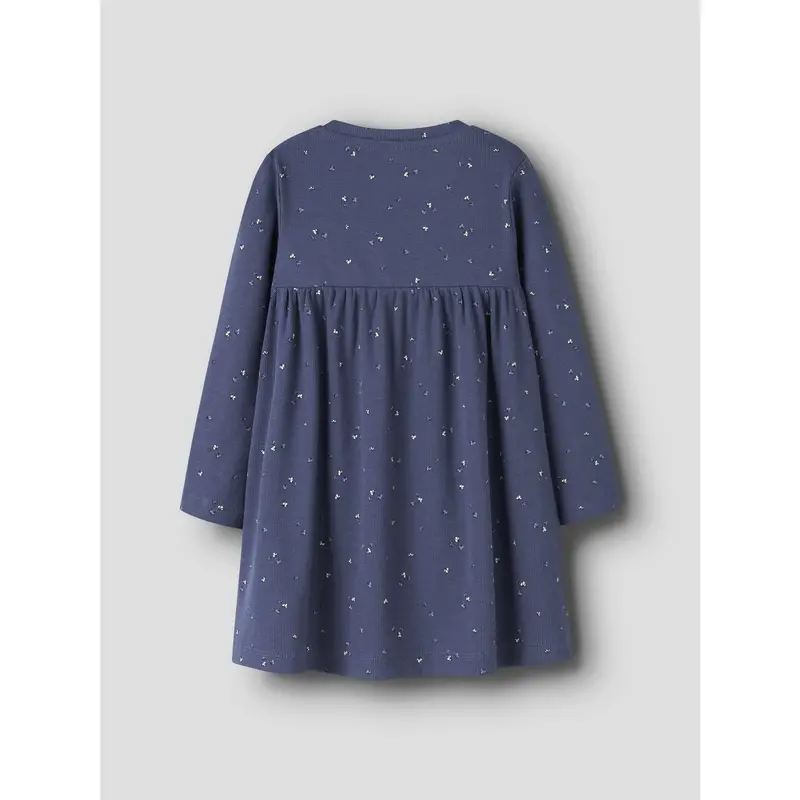 Name It Blue Indigo Nmfnelia Ls Dress Pb 2