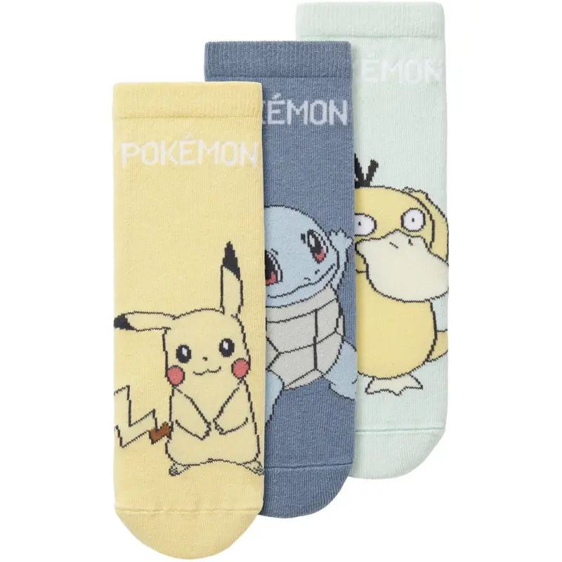 Name It Blue Mirage Marof Pokemon 3-Pack Socks 1