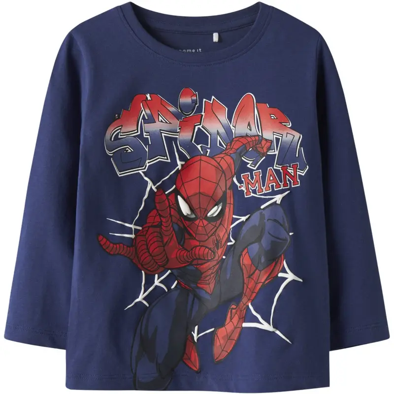 Name It Blueprint Nmmalvis Spider Ls Nreg Top Mar 1